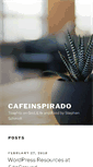 Mobile Screenshot of cafeinspirado.com